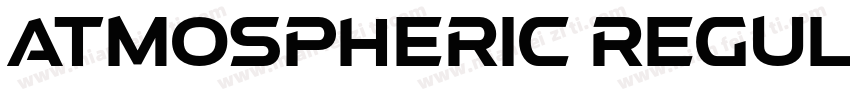Atmospheric Regular字体转换